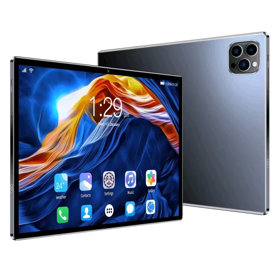 Tablet Android 10,HD WiFi – Veloce, Leggero, Ideale per Studio e Intrattenimento - Immagine 2 di 3