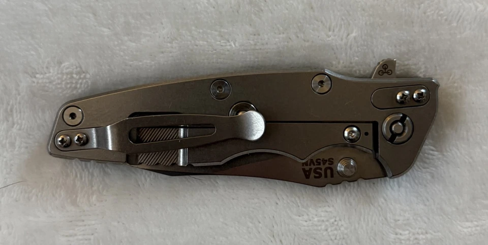 Rick Hinderer Knives Eklipse 3.5" - Hollow Ground Slicer Blade / CPM-S45VN Steel - Image 3 of 4