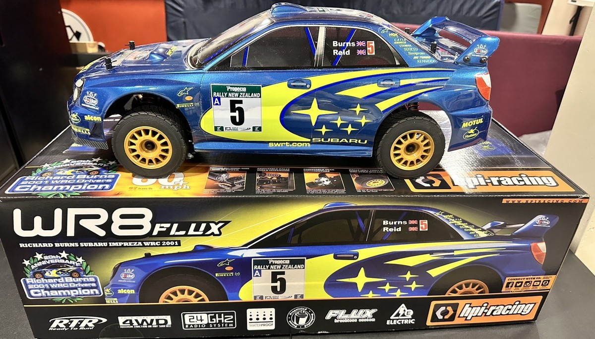 HPI Racing Burns WR8 Flux WRC Subaru Impreza 1/8 Scale 4WD RTR