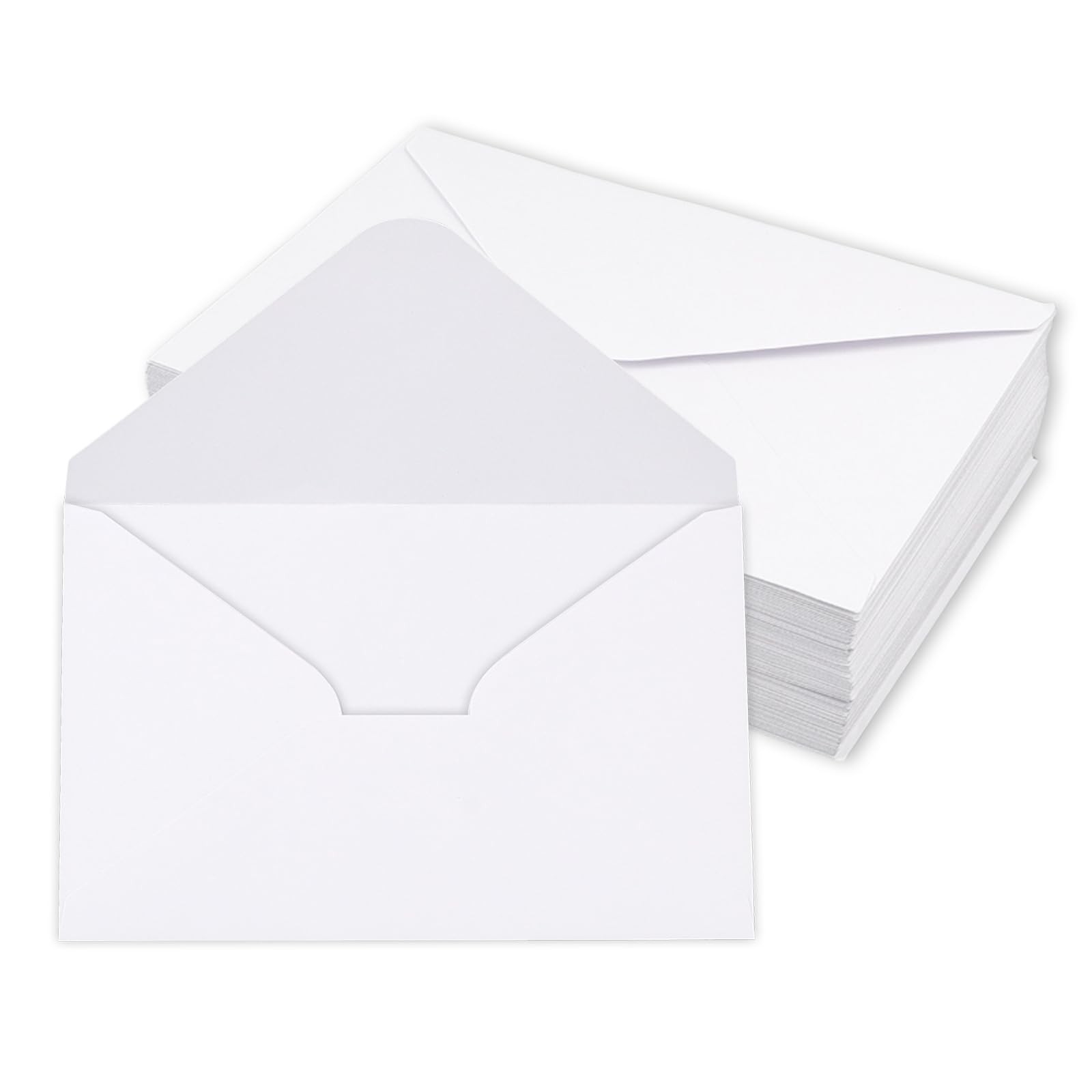 Lot de 100 enveloppes DIN B6 blanches 120g à patte gommée