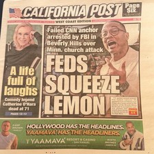 CALIFORNIA POST NEWSPAPER - JANUARY 31, 2026 - COLLECTORS- BRAND NEW