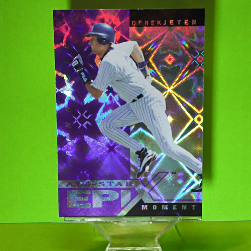Pinnacle 1998 All-Star Epix Derek Jeter E8 New York Yankees Insert Card