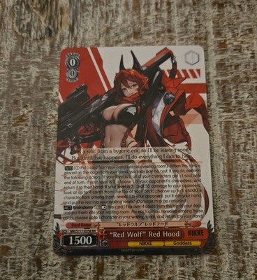 ''Red Wolf'' Red Hood / Nikke NIK/S117-E058S SR Weiss Schwarz TCG NM