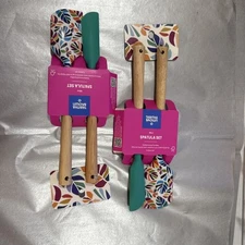 2 Sets (Total Of 4 Spatulas) Spatula Leaf Pattern Tabitha Brown Target New