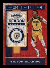 2019-20 Panini Contenders Optic #55 Victor Oladipo Red Wave Indiana Pacers