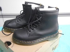 Dr. Martens 1460 Softy T Toddler 15373001 Boys Black Casual Dress Boots NEW