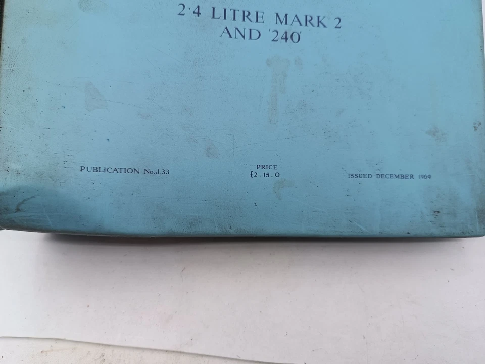 Manuale officina Jaguar Mark 2 e 240 2.4 catalogo ricambi con esplosi originale. - Immagine 2 di 4