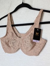 Wacoal Bra Halo Lace Full Figure Bra Underwire 32D Style 65547 NWT