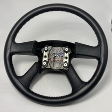 03-06 Silverado Sierra Yukon Tahoe Suburban Steering Wheel Leather Black
