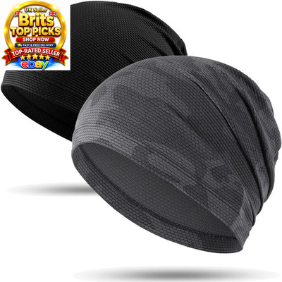 Cooling Skull Cap Herren Damen atmungsaktiv Mesh Laufen Radfahren Helm Liner UK