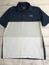 Under Armour Shirt Mens Medium Playoff Polo HeatGear Golf Athletic Performance