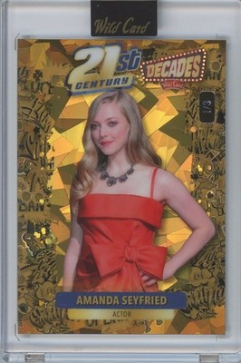 Amanda Seyfried 2024 Wild Card 21st Century Decades Preview Edition #'d 1/3