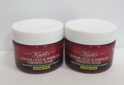 KIEHL'S GINGER LEAF & HIBISCUS FIRMING MASK 0.95 OZ (LOT OF 2)