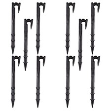 20 Pcs Garden Irrigation System Drip Tubing Stakes Rod Irrigaiton