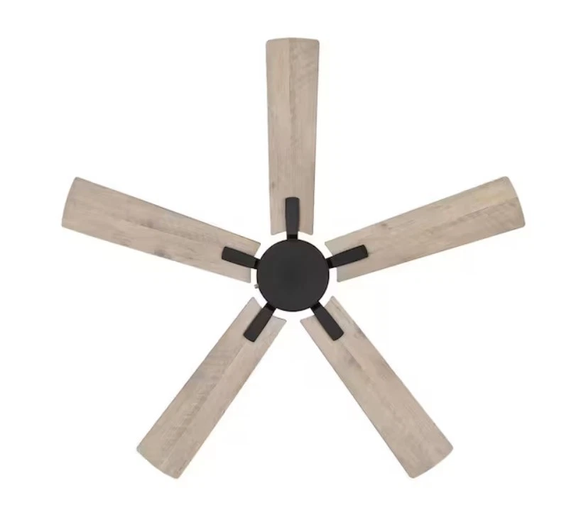 Hampton Bay Grantway 48 in. Indoor/Covered Matte Black Low Profile Ceiling Fan - Image 2 of 4