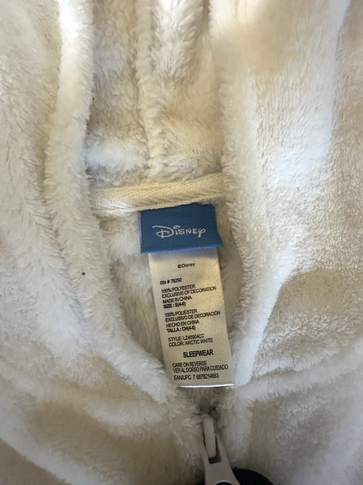 Цельный детский пижамный костюм Disney Frozen Olaf размер S (4–6) - Изображение 3 из 4