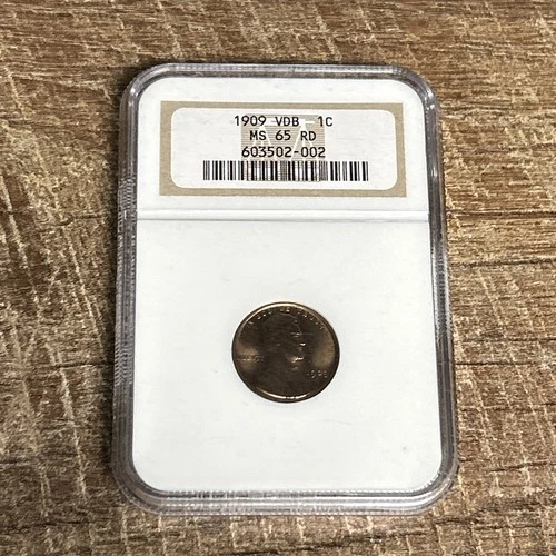 1909 VDB MS65 RD LINCOLN 1C NGC