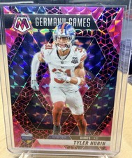 2025 Panini Mosaic German Games Tyler Nubin Mosaic Pink Spectra FOTL #/13