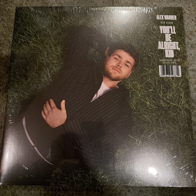 #ad Alex Warren You#x27;ll Be Alright Kid New Vinyl LP Translucent Green Galaxy $55.00