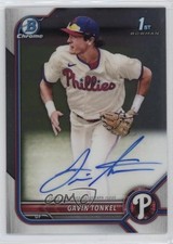2022 Bowman Chrome Prospect Gavin Tonkel #CPA-GTL Auto 0o3x