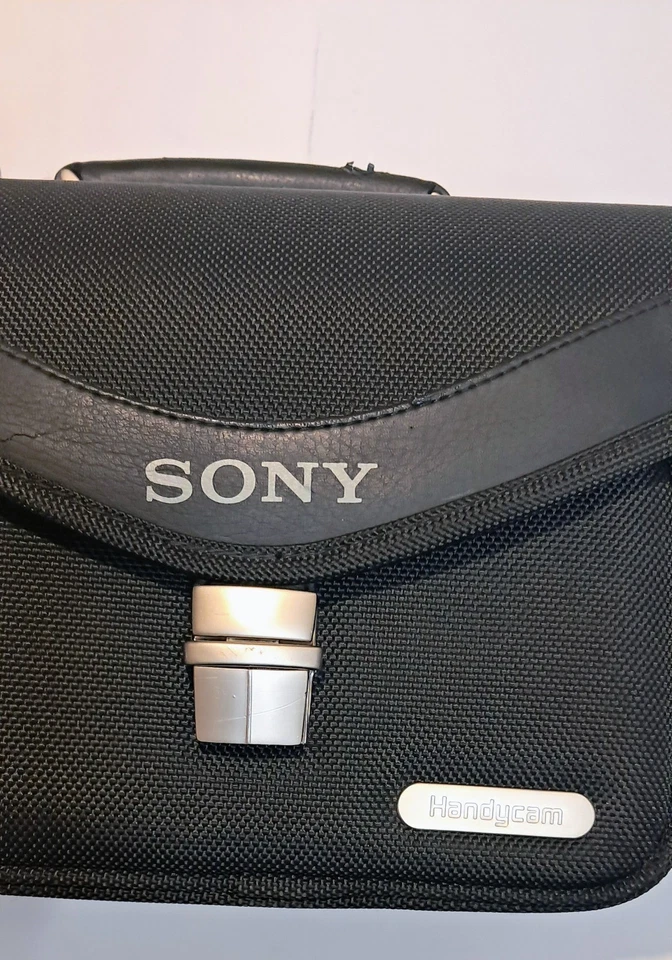 Sony Handycam Digital Camcorder Black Carrying Case Bag ONLY w/ Shoulder Strap - Image 2 of 4