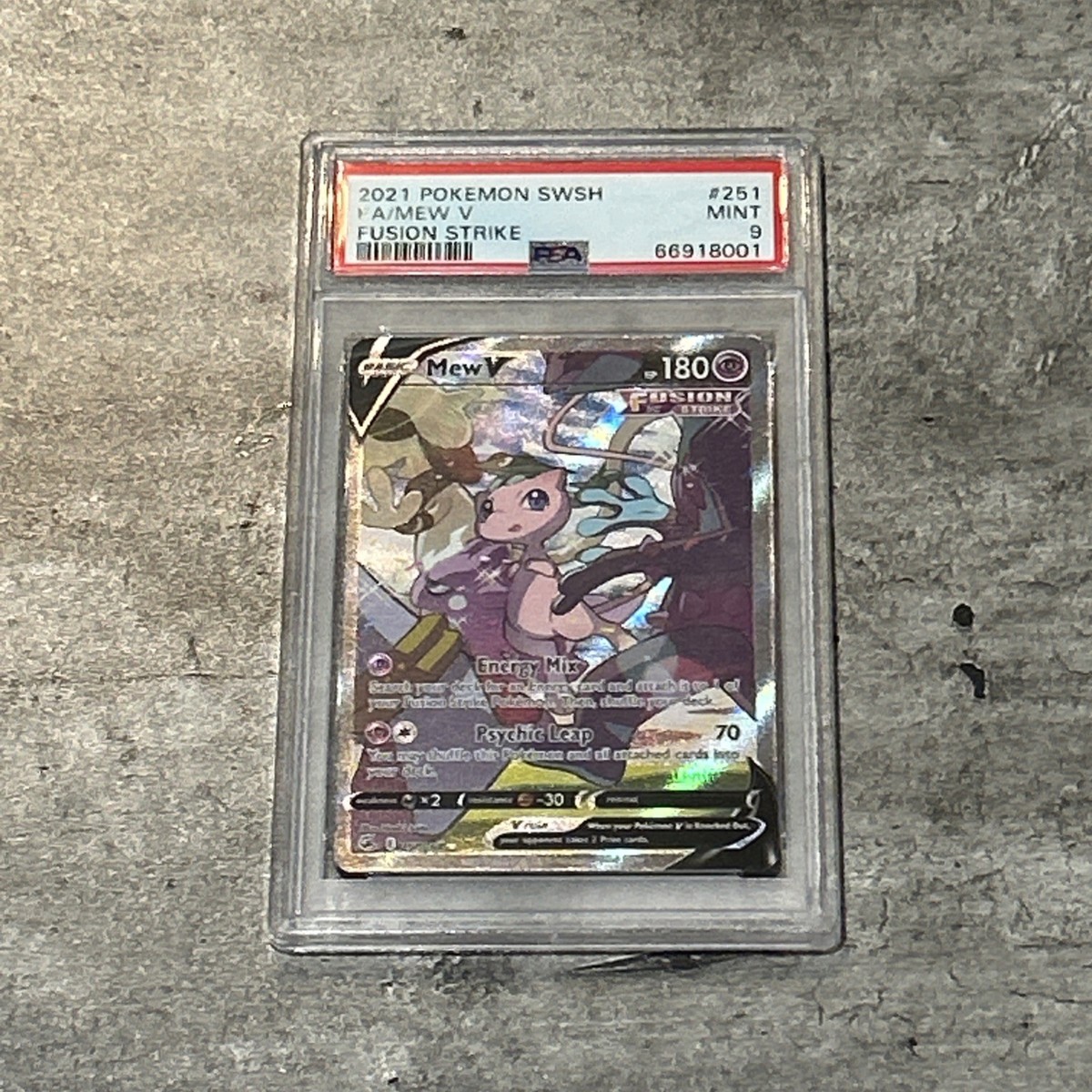 Pokemon TCG: 2021 Mew V Super Rare Alt Art 251/264 Fusion Strike PSA 9 | eBay Pokemon TCG: 2021 Mew V Super Rare Alt Art 251/264 Fusion Strike PSA 9 | eBay