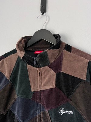 Supreme Patchwork Velour Track Jacket - Size XL - Dark Navy | eBay Supreme Patchwork Velour Track Jacket - Size XL - Dark Navy | eBay