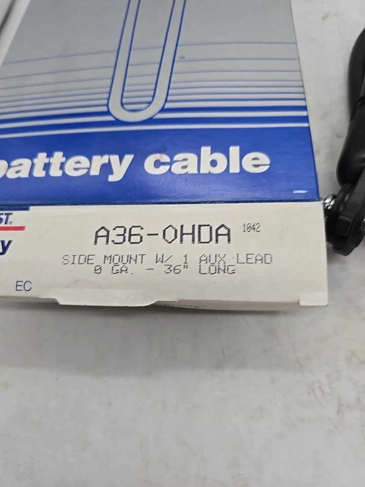 CARQUEST A360HDA - Battery Cable Side Mount 1 Aux lead 0 GA 36 long - Image 3 of 4
