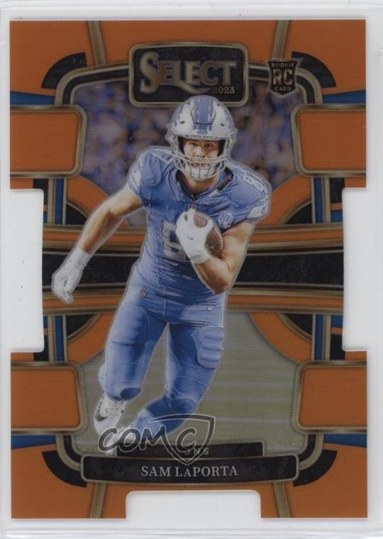 2023 Select Concourse Orange Prizm Die-Cut /499 Sam LaPorta #35 Rookie RC 1n7b