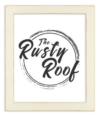 Distressed Emily - White Picture Frame - Solid Wood