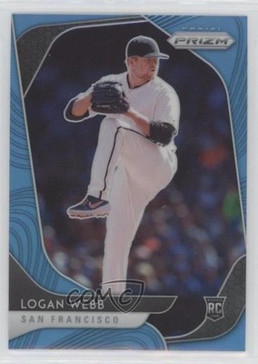 2020 Panini Prizm Tier II Mega Box Carolina Blue Logan Webb #168 Rookie RC 0a9a