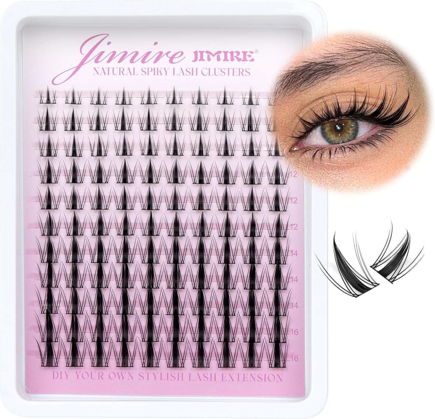 Fairy Lash Clusters Natural Look Manga Cluster Lashes Wispy D Curl Individual Ey