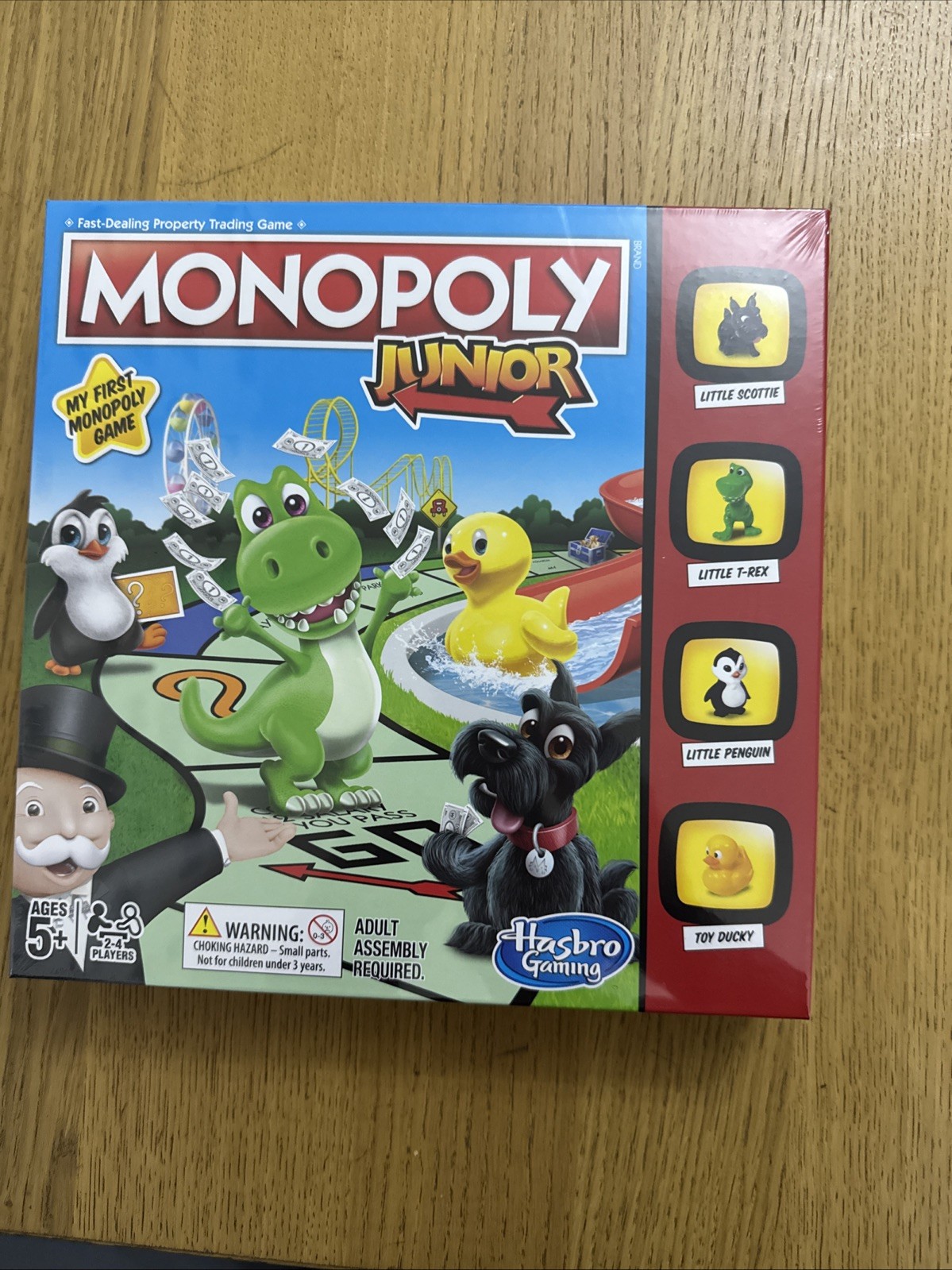 MONOPOLY JUNIOR TRADING BOARD GAME NEW SEALED MY FIRST MONOPOLY