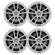  Qty 4 of Infinity 6.5" 225 Watt 2-Way OEM Replacement White Boat Speakers