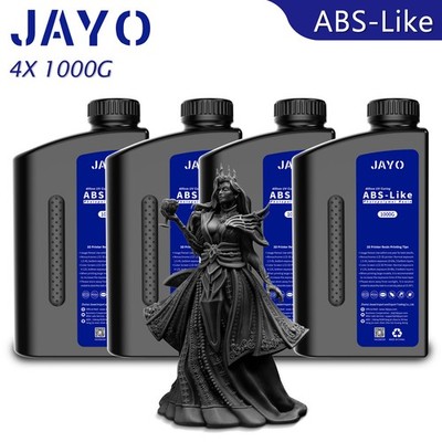 JAYO ABS-Like 3D Drucker Resin Harz Schwarz 4*1KG 405nm UV-härtendes LCD/DLP/SLA