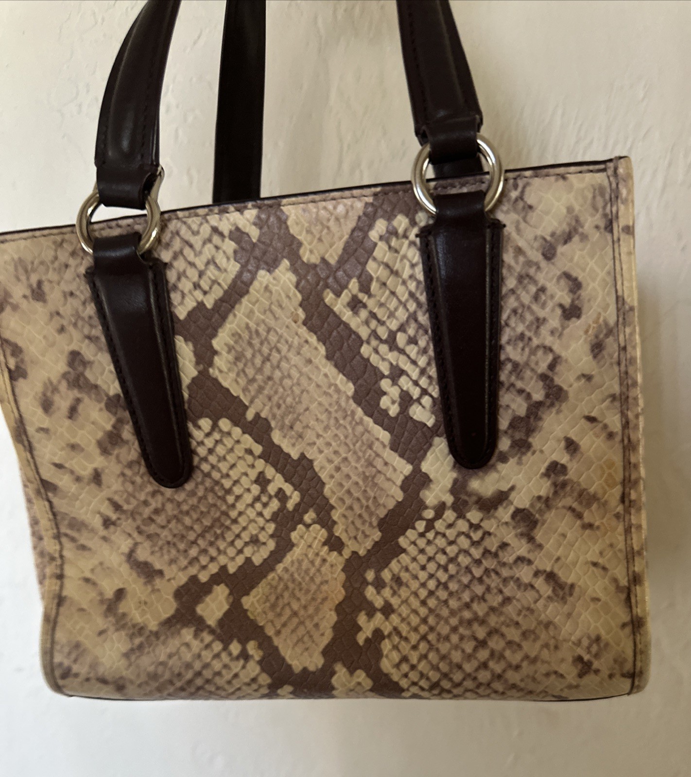 Limited Addition Coach Multicolor Python Handbag - image 7