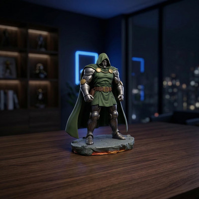 Dr. Doom Resin Sculpture Statue Model Kit    Spider-man Unpainted/Unassembled