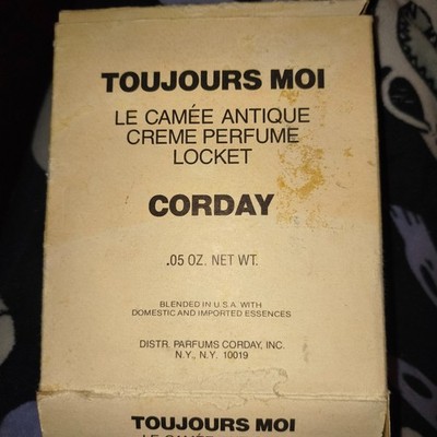 Corday Cameo perfume locket new in box