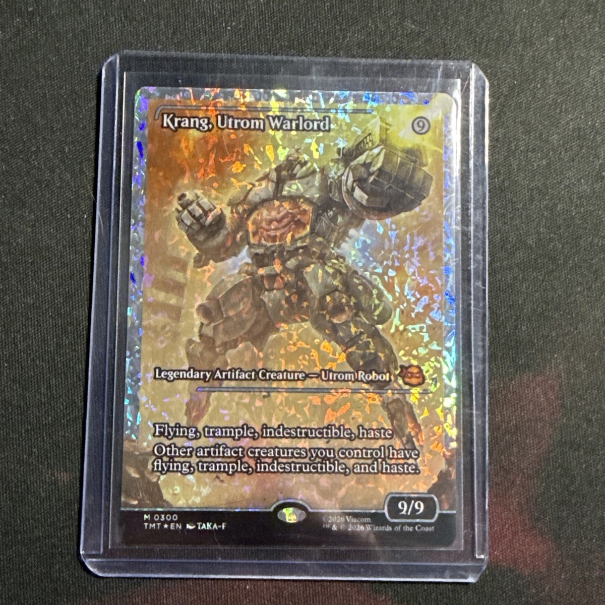 Krang, Utrom Warlord (Showcase) (Fracture Foil) Teenage Mutant