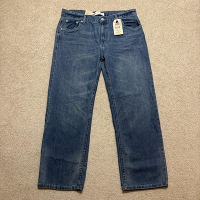 Levi's 505 Jeans 20 Husky Measure 34x27.5 Blue Straight Leg Denim Zip Fly
