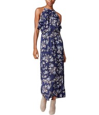 maison Jules Womens Flounce Maxi Dress
