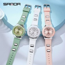 Lightweight and minimalist sports style student quartz waterproof watch
