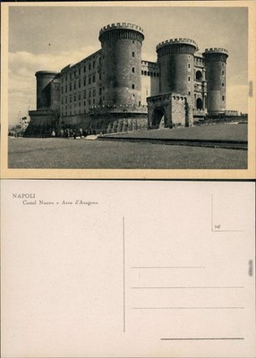 Ansichtskarte Neapel Napoli Castel Nuovo e Arco d'Aragona 1935