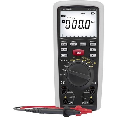 VOLTCRAFT ET-200 Isolationsmessgerät  50 V, 100 V, 250 V, 500 V, 1000 V 20 G 