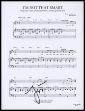 Jesse Tyler Ferguson "Spelling Bee" SIGNED 'I'm Not That Smart' Sheet Music ACOA
