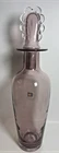 Rare 1992 Blenko 9229M Hank Adams Light Purple Glass Decanter 19”