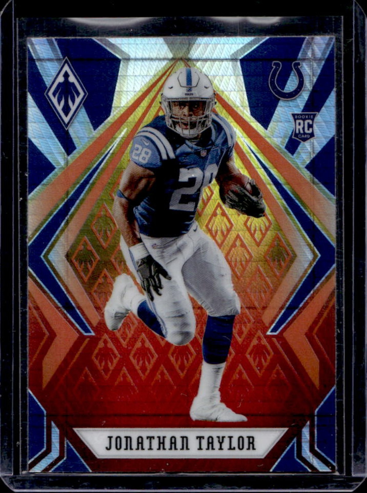 2020 Panini Phoenix Jonathan Taylor RC Fire Burst Rookie #118 Colts