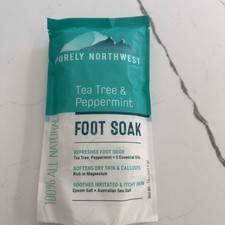 PURELY NORTHWEST-Tea Tree Oil  Peppermint Foot Soak with Epsom Salt-for Foot 