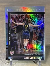 2025 Panini Caitlin Clark Chronicled She Knows All The Angles Holo Foil #24