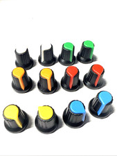 set of 2  knobs OD  15 mm for push it in 6 mm shaft 0.25 inch